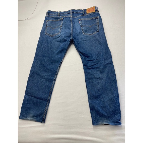 Levi Strauss & Co 505 Regular Fit Straight Leg Jeans Blue Wash Mens Size 38x30 - Picture 4 of 9